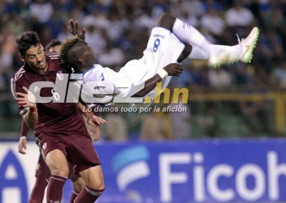 Las mejores imágenes del amistoso Honduras-Venezuela