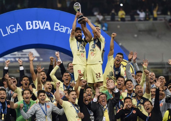 Las dos caras de la final: El festejo de las águilas del América y el llanto del Cruz Azul