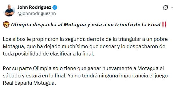 Son una vergüenza; desastroso: así reacciona la prensa contra Motagua por la dura eliminación ante Olimpia