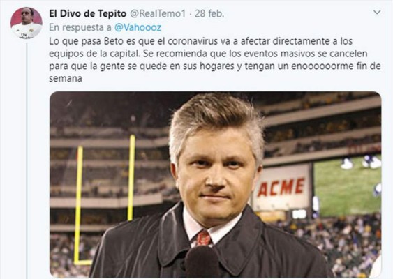Mexicanos toman con humor la llegada del coronavirus usando a sus periodistas deportivos