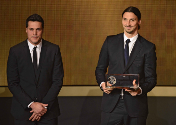 Ganadores de la ceremonia del Balón de Oro 2013 de la FIFA