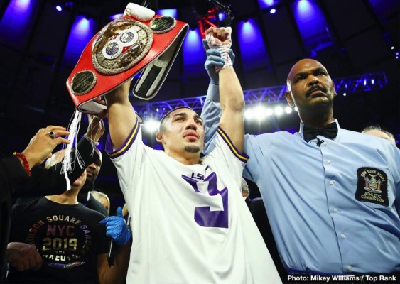 Teófimo López está frustrado porque se cancelaría pelea contra Lomachenko