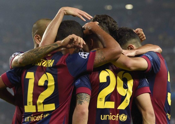 El Barcelona se impuso 3-1 con facilidad al Ajax de Amsterdam