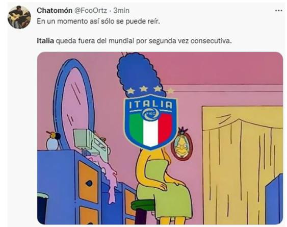 Italia se queda afuera del Mundial de Qatar 2022 y los memes los destrozan por caer con Macedonia