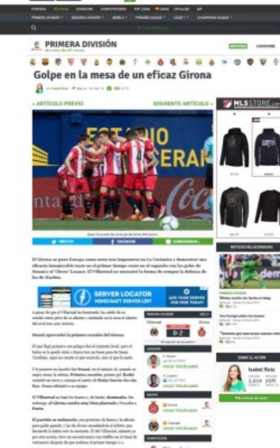 Prensa Española se rinde ante Choco Lozano tras 'maravilla' ante Villarreal