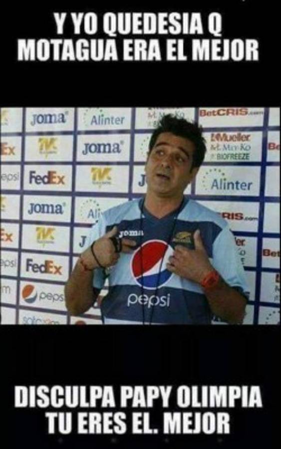 ¡Crueles! Así atacan al Motagua con memes tras perder el clásico ante el Olimpia