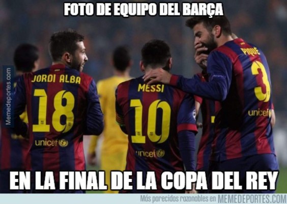 Los mejores memes del Bicampeonato del Barcelona en la Copa del Rey