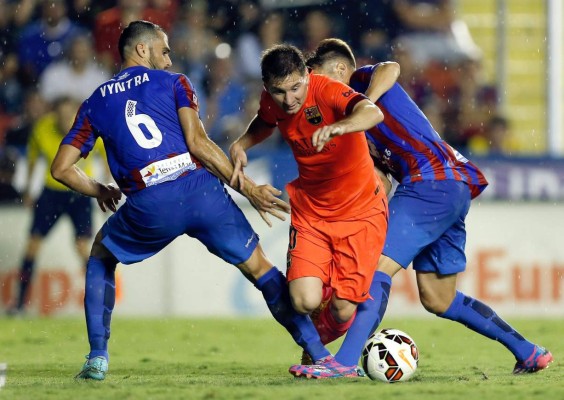 Barcelona receta paliza de 5-0 al Levante