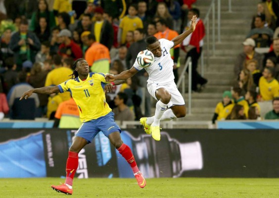 Honduras cae ante Ecuador 2-1