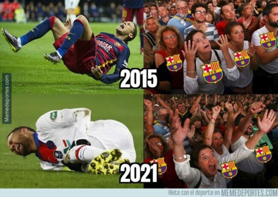 Los memes calientan el Barcelona-PSG por la Champions League y destrozan a Neymar