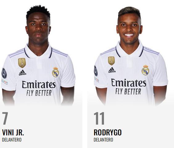 Real Madrid tiene explosivo cambio de dorsales: El nuevo “7” y Rodrygo usará el “11” para la temporada 2023-24