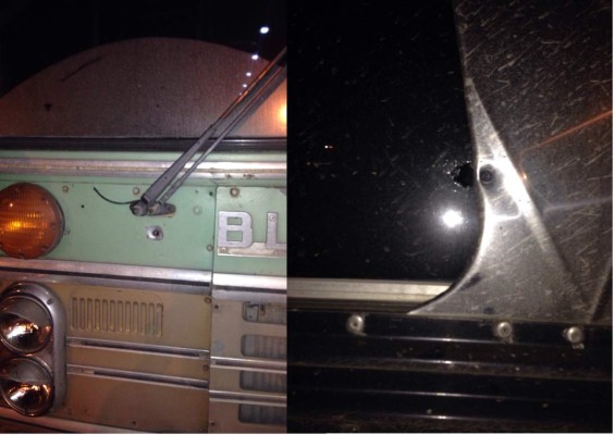 Lamentable: Tirotean bus de Real España en salida de Tegucigalpa