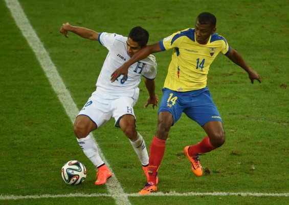 Honduras cae ante Ecuador 2-1