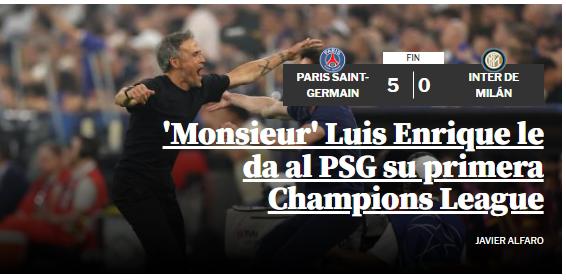 PSG ganó su primera Champions con una paliza y así reacciona la prensa: Qué suerte tuvo el Barcelona de quedar eliminado