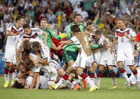 Alemania es campeón del mundo en Brasil 2014