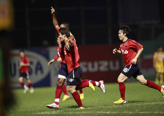 Real España recibe goleada del Goyang de Corea del Sur.