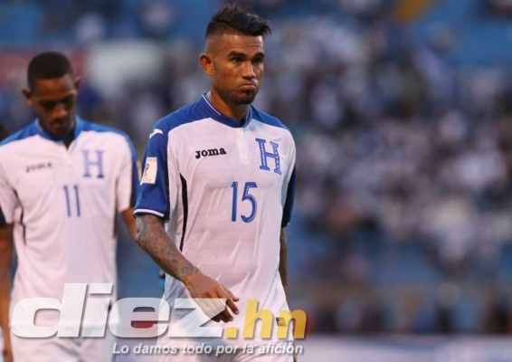 Las caras de sufrimiento y decepción de Honduras en el Olímpico