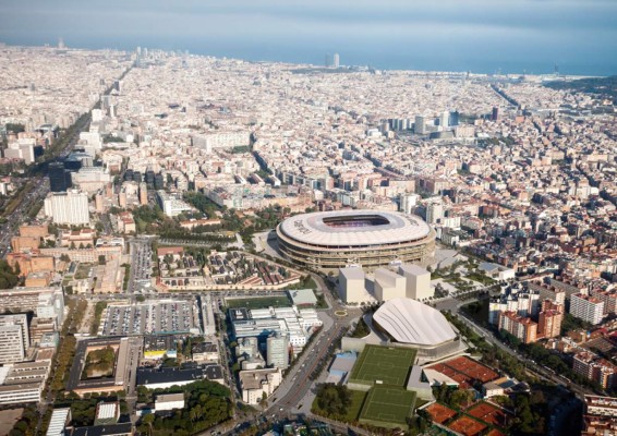 ¡ESPECTACULAR! Así planea Barcelona que sea su nuevo Camp Nou