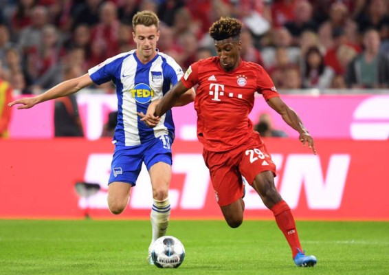 Bayern empata 2-2 en casa con Hertha en la apertura de la Bundesliga