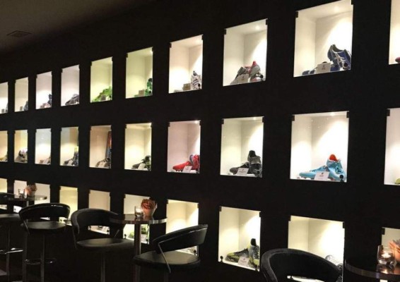 Colección de tacos en el restaurante de Javier Zanetti