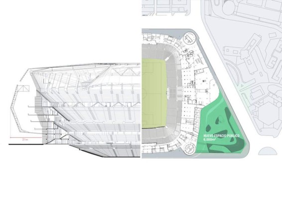 En imágenes: Así será el nuevo Santiago Bernabéu, moderno y vanguardista