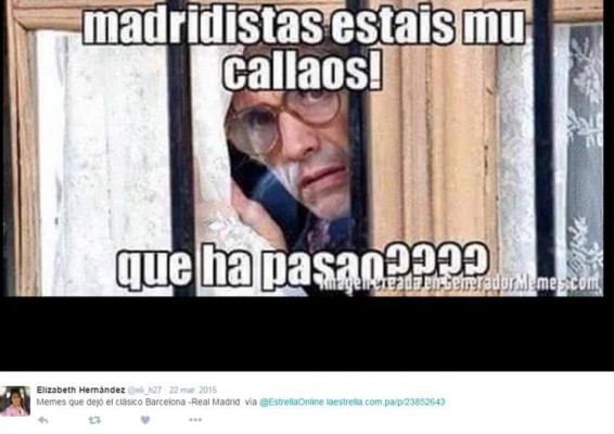 Los mejores memes históricos del clásico Barcelona-Real Madrid