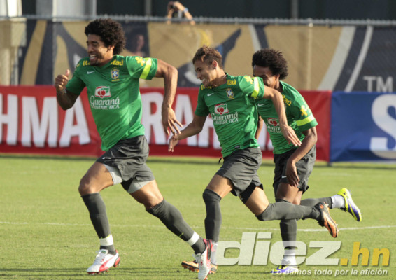 Entreno en Miami de la Selección de Brasil