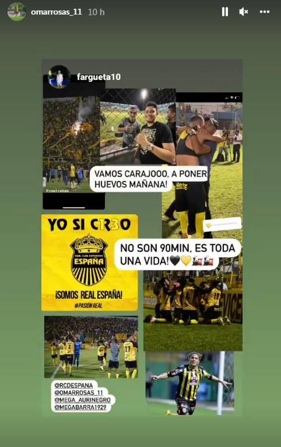 Creen en la remontada y sus novias los motivan: Los mensajes de los jugadores antes de la Gran Final Real España vs Olimpia