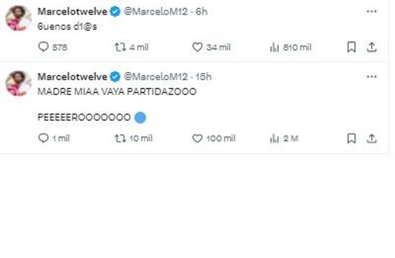 Los mensajes de Marcelo que hacen arder a toda Barcelona.