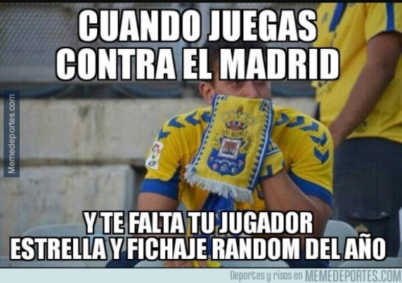 MEMES: Tremendas burlas para el Real Madrid tras empatar ante Las Palmas