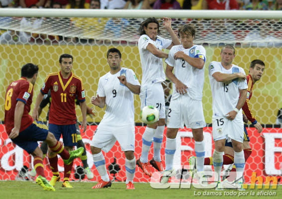 España derrotó 2-1 a Uruguay Copa Confederaciones