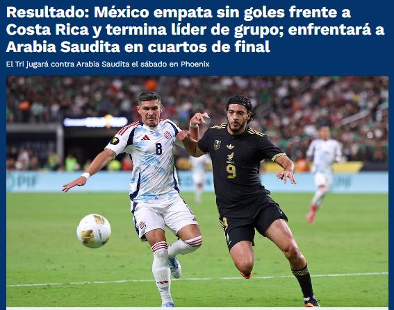 Se libra de Estados Unidos: prensa mexicana reacciona por el polémico empate ante Costa Rica y esto dijo Faitelson