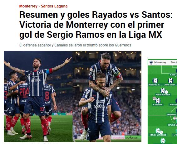 Faitelson lanzó una apuesta: Sergio Ramos anota su primer gol con Monterrey y así reacciona la prensa mexicana