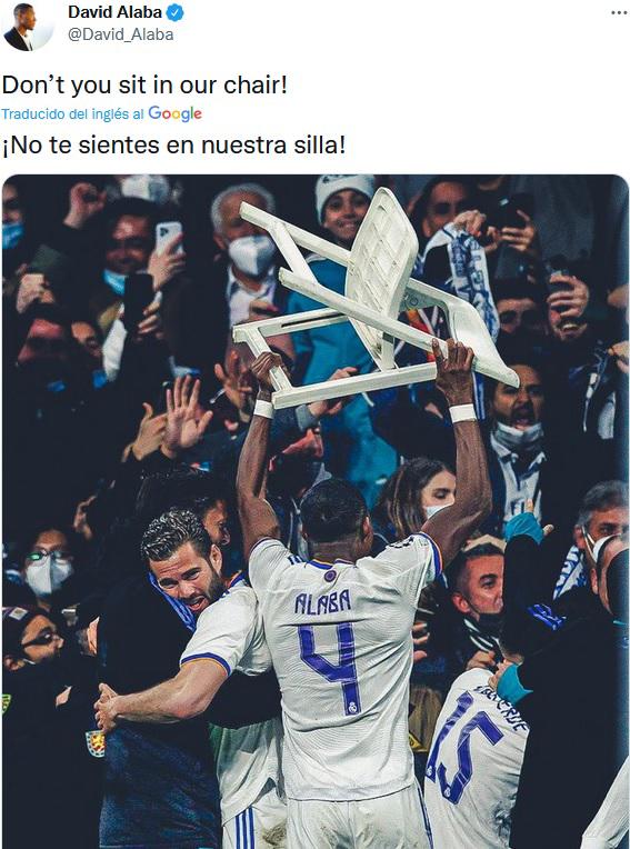 No se vio en TV: Alaba y su indirecta al PSG, el festejo en camerinos y crack celebró en las afueras del Bernabéu