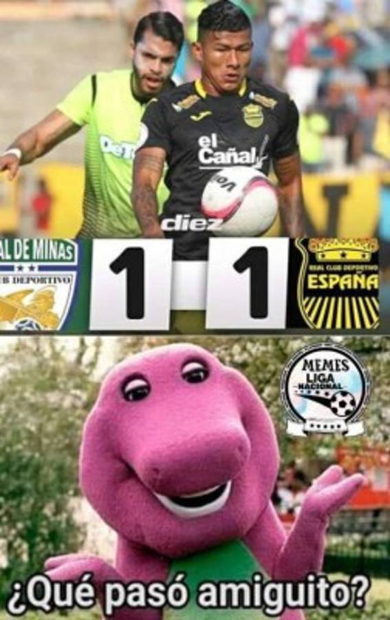 Los memes de la jornada 13 de la Liga Nacional donde destrozan a Marathón