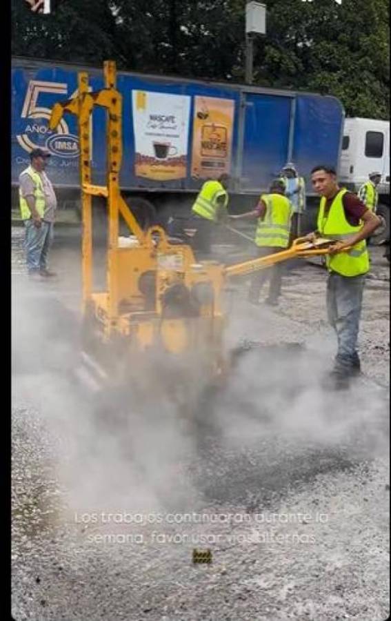 Efecto Messi: Comienzan las reparaciones en las calles del Segundo Anillo que conducen al estadio Olímpico en SPS
