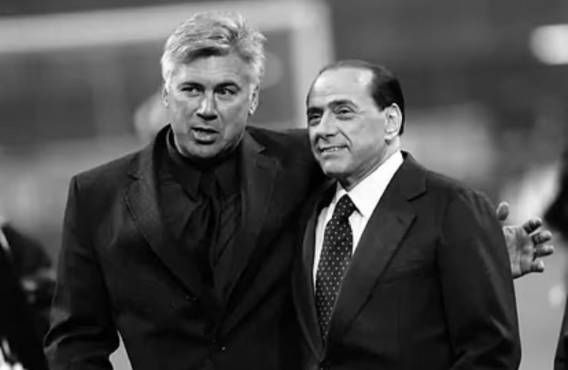 Muere Silvio Berlusconi, el mejor presidente de la historia del AC Milan: el sentido mensaje que dejó Carlo Ancelotti