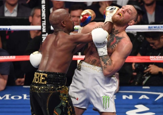 Las mejores fotos que dejó el triunfo de Floyd Mayweather ante Conor McGregor