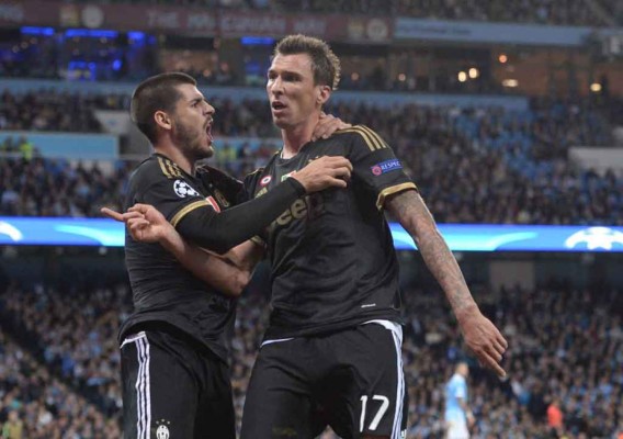 Juventus derrotó 2-1 a Manchester City en la primera jornada de la Champions League