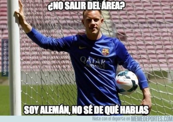 MEMES: Ter Stegen y las burlas que recibió tras su error ante el Levante