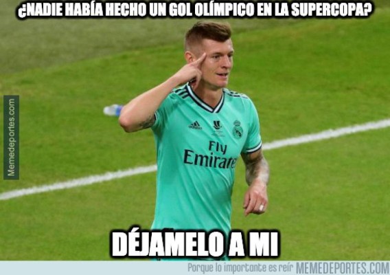 Real Madrid y Kroos, protagonistas de los memes tras la victoria sobre Valencia en la Supercopa