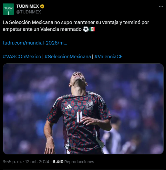 “Siguen sin existir”: la dura reacción de Faitelson tras empate de México ante Valencia “B” y lo que dicen del Vasco