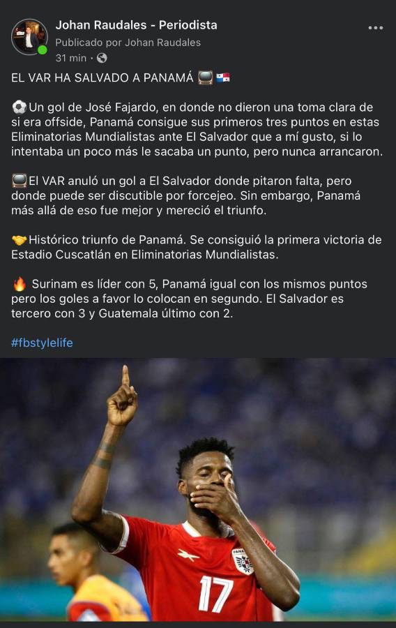 Robo asqueroso Culpa de Concacaf: Chepebomba y la prensa reacciona al triunfo polémico de Panamá en el Cuscatlán