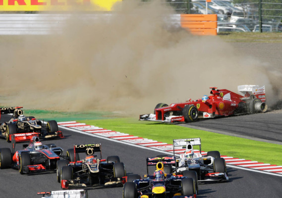Sebastian Vettel arrasa en el Gran Premio de Japón
