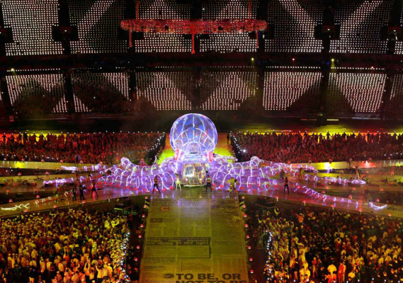 Música y color protagonizaron clausura de los Juegos Olímpicos Londres 2012.