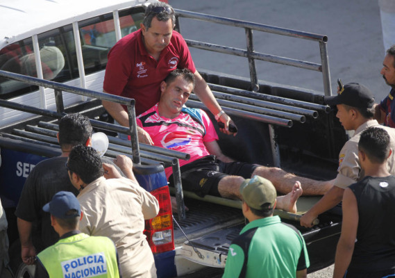 Imágenes del momento angustioso que vivió Kerpo de León.