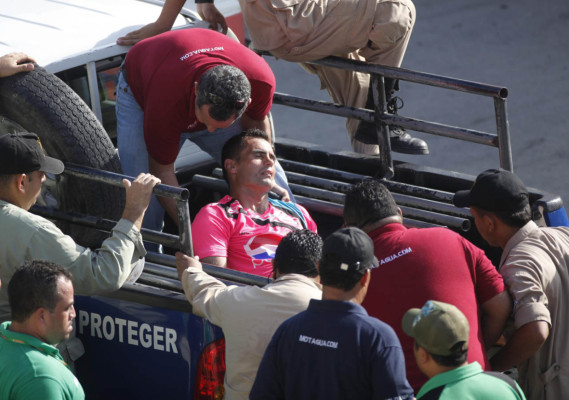 Imágenes del momento angustioso que vivió Kerpo de León.