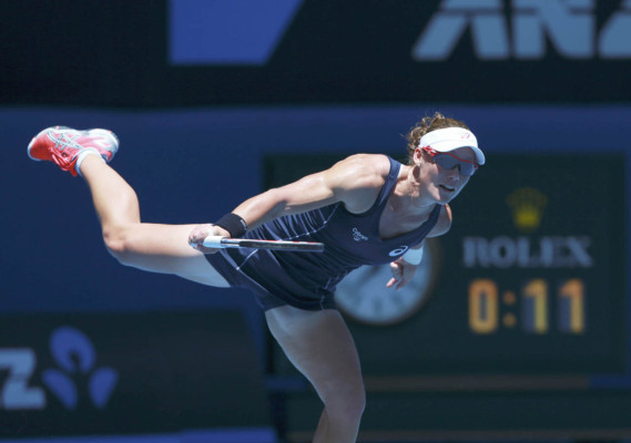 La pasarela femenina del Open de Australia.