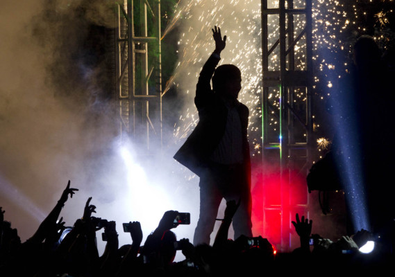 Imágenes de la gira de Márquez y Pacquiao en México