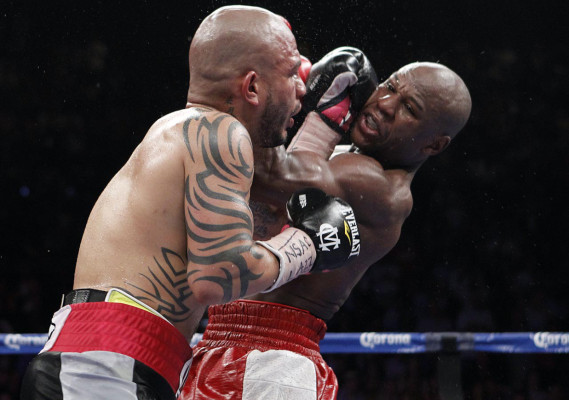 Mayweather vs Cotto, en imágenes